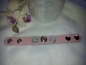 Preview: 3ER LEDER-ARMBAND ROSA