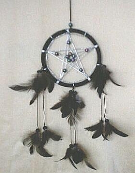 DREAMCATCHER MIT PENTAGRAM - 11,5