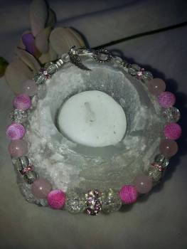 ARMBAND MIT PINK CRASHACHAT