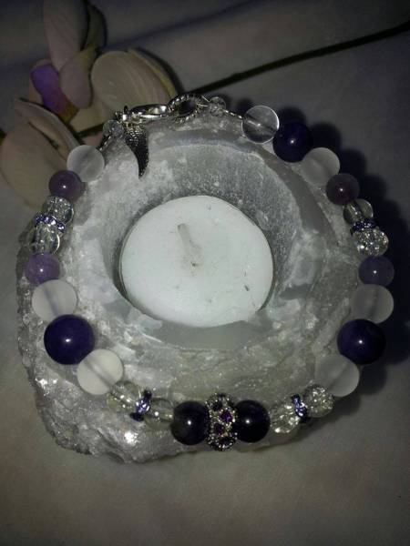 ARMBAND MIT LILA AMETHYST